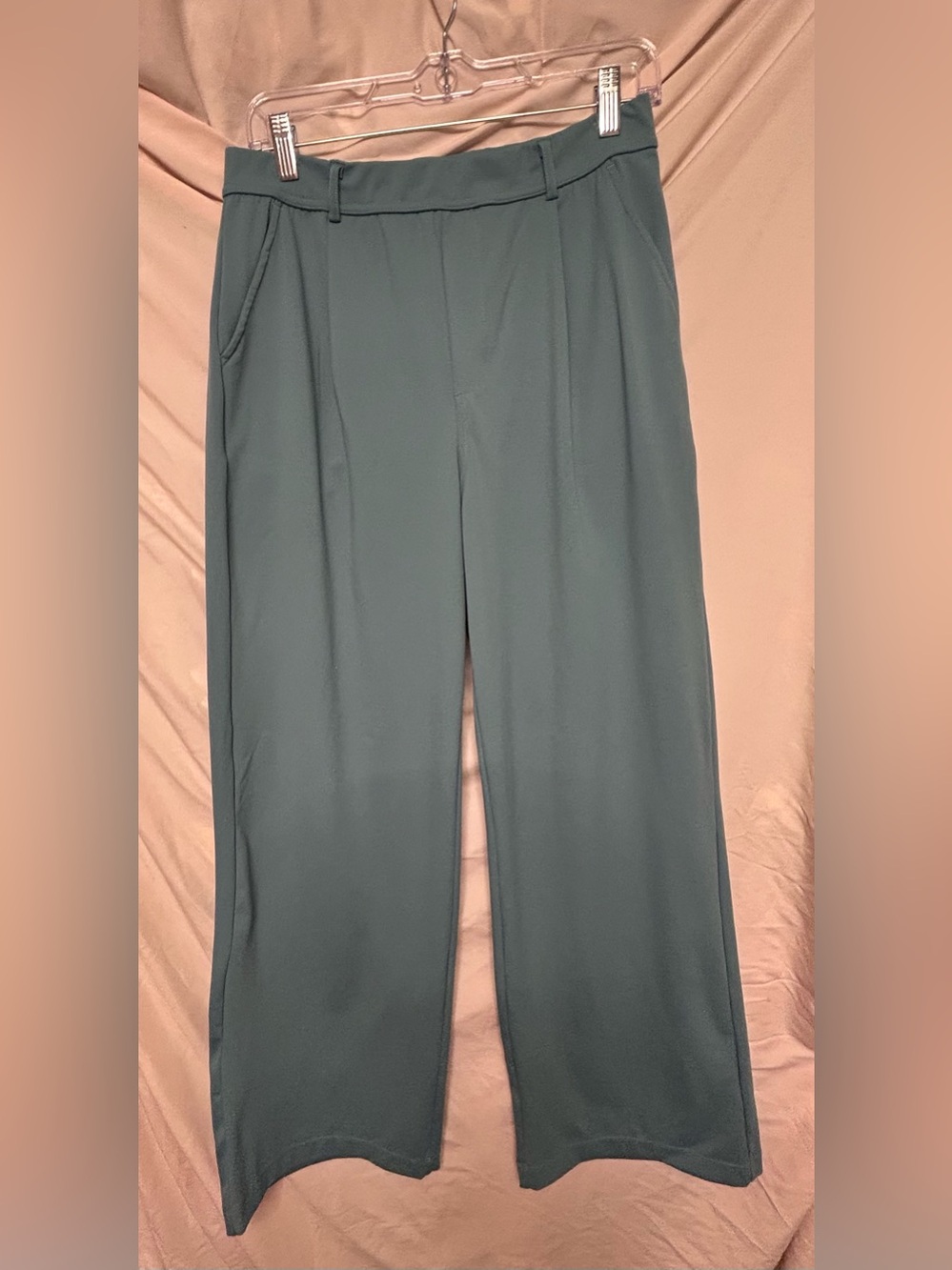 HALARA Wide-Leg Trousers in Teal